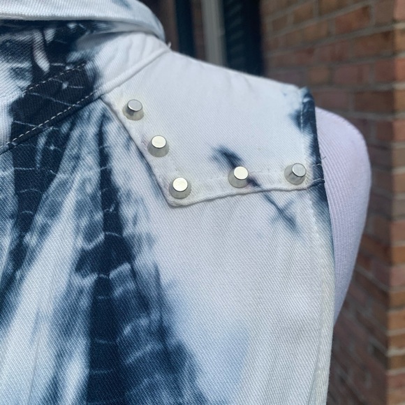 🏷️ Rock & Republic Hi Low Tie Dye Top S - Picture 3 of 9